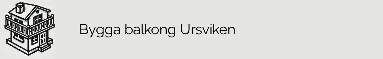 Bygga balkong Ursviken